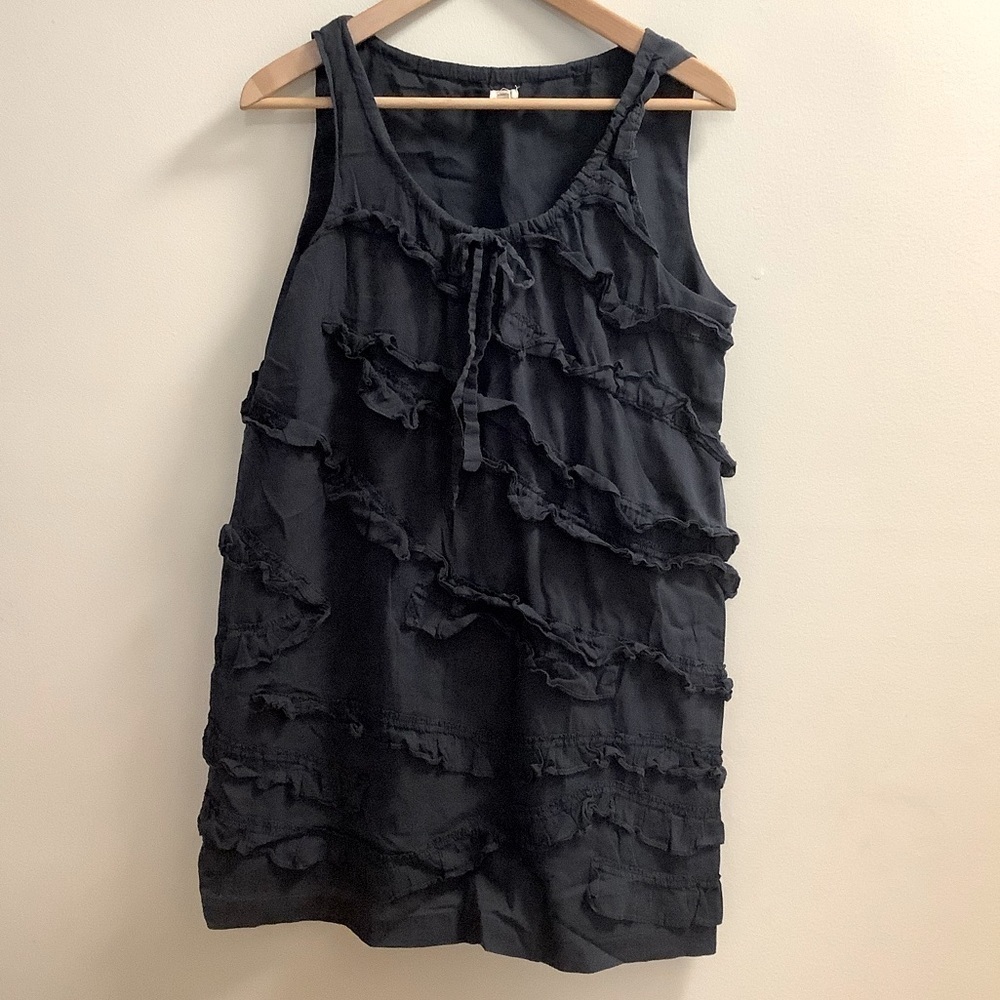 J. Crew Ruffled Dress. Size M